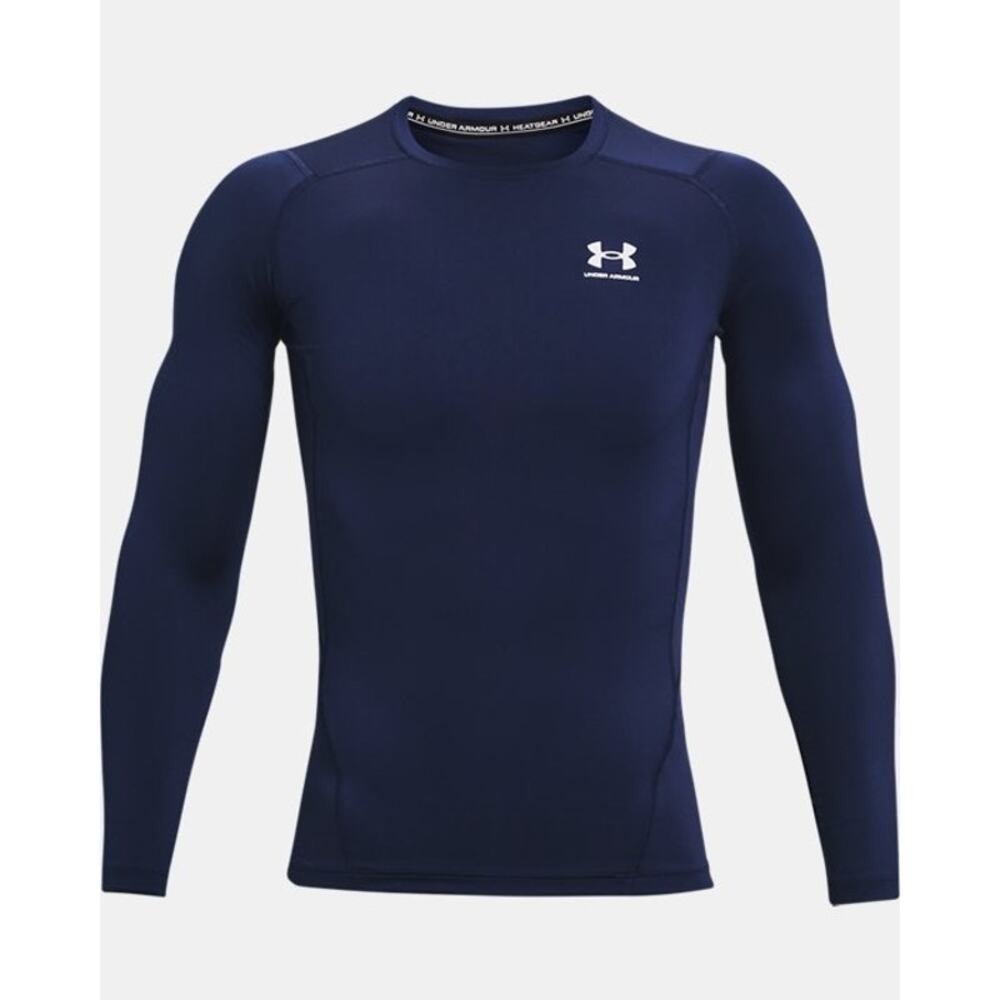 Under Armour HeatGear Men's Navy Blue Compression Long Sleeve
